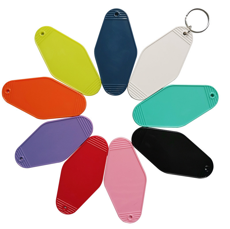 Travel Plastic Acrylic Vintage Motel Hotel Room Key Tag 5