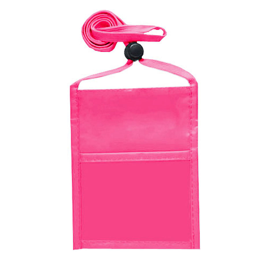 Adjustable Lanyard Neck Wallet - 6.375" x 5.25" 19