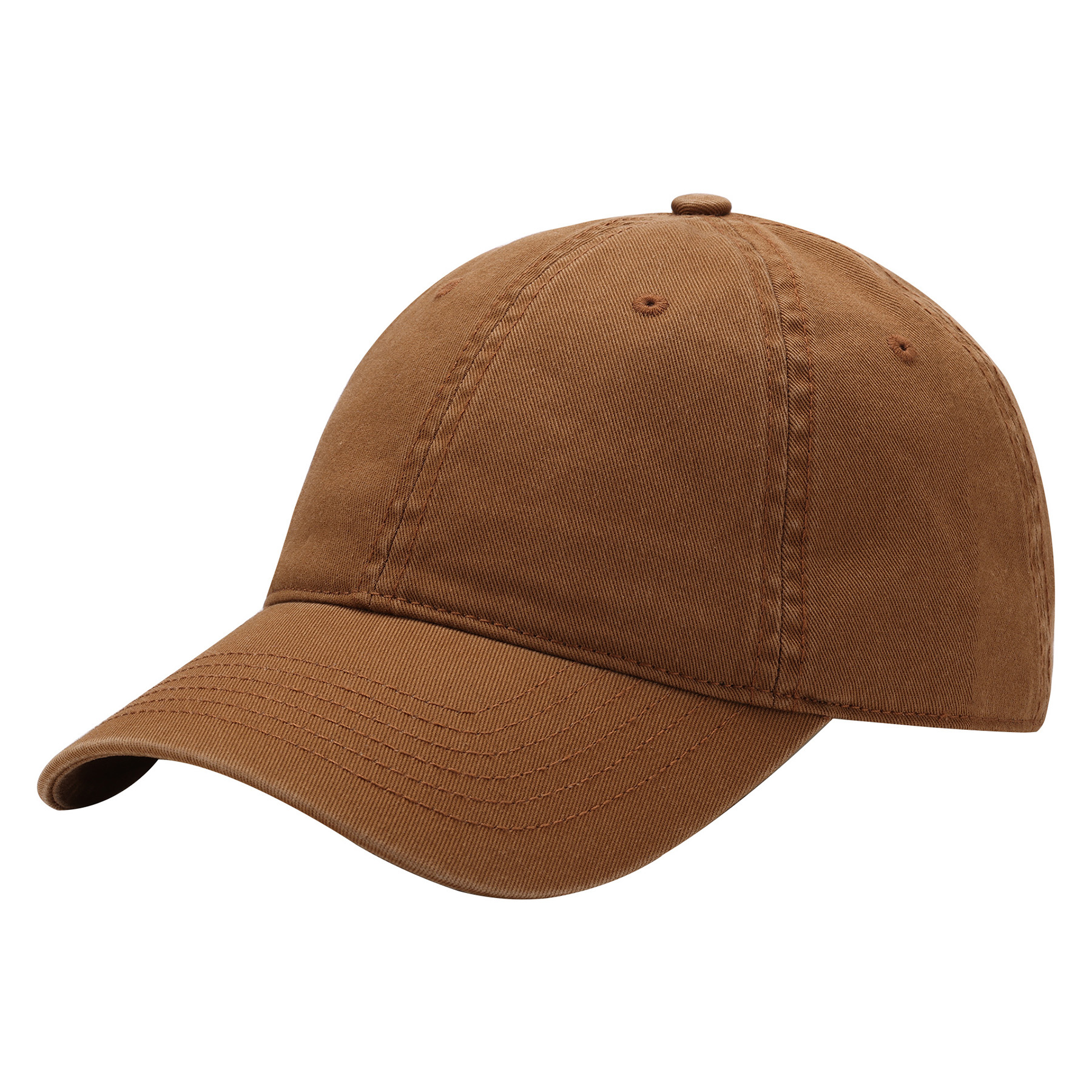 Cotton Washed Solid Color Soft Top Duckbill Cap 11
