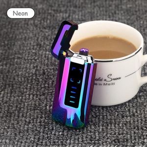 Exquisite Shaking Ignition Dual Electric Arc Lighter 7