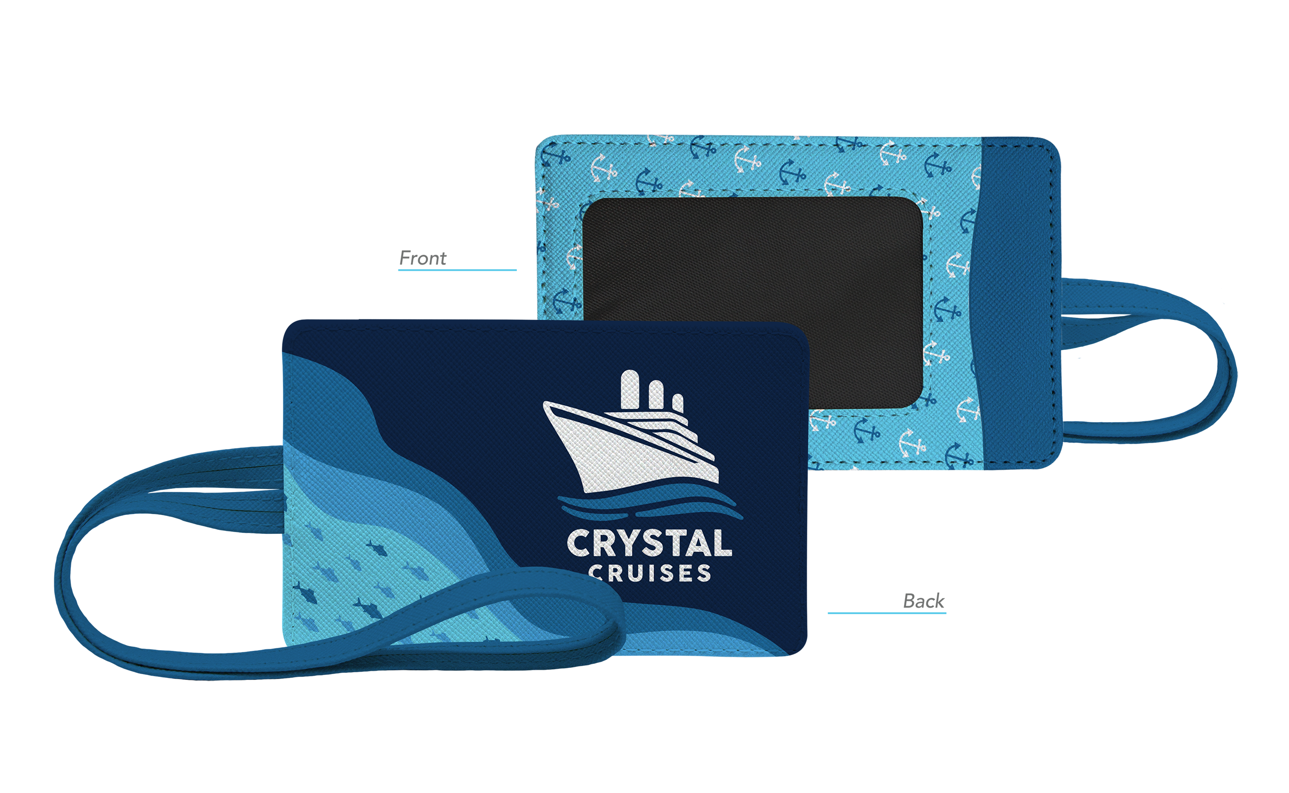 LVL Vegan Leather Luggage Tag