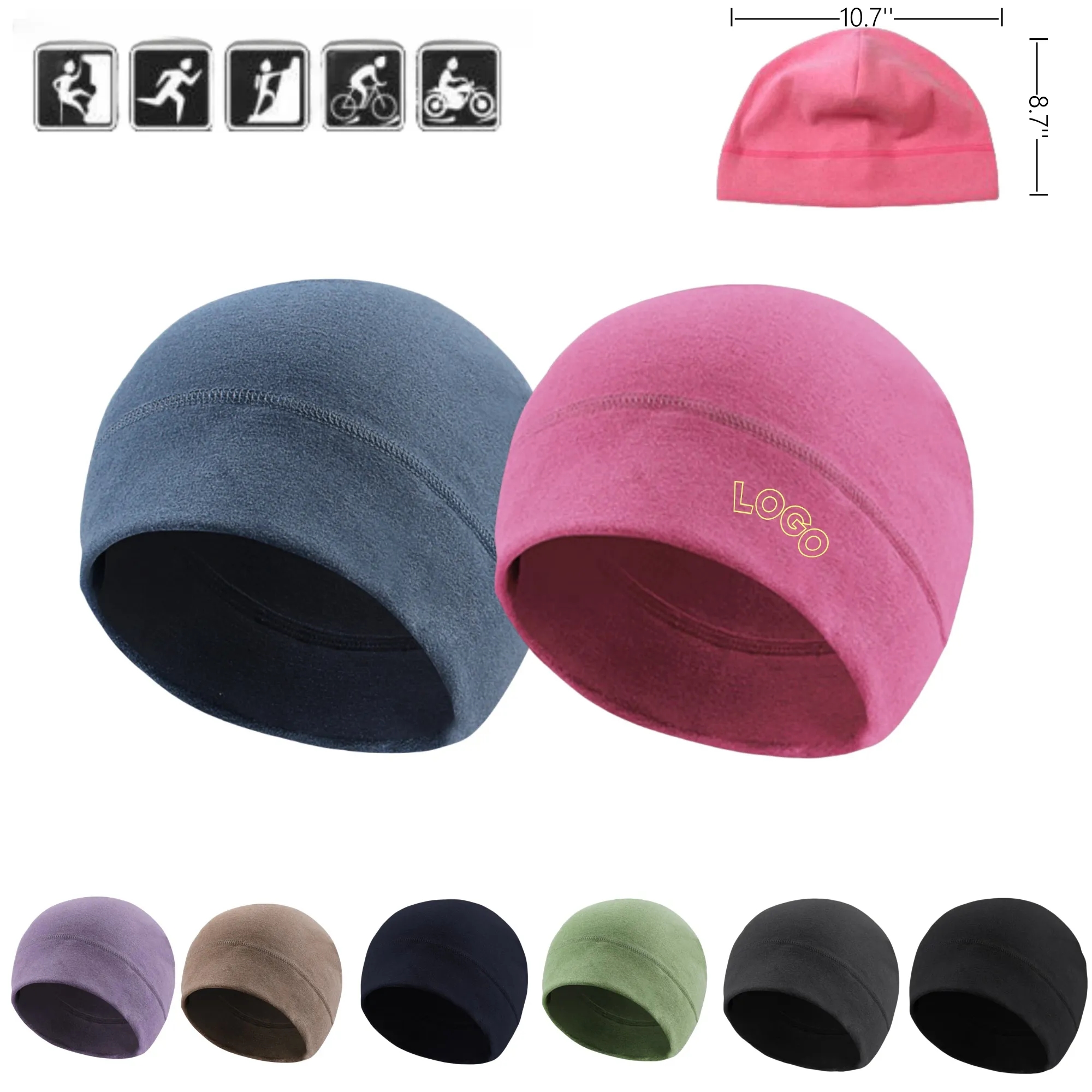 Unisex Winter Warm Beanie Hat Sports Running Skull Cap 3