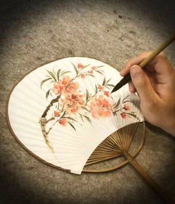 Long Handle Bamboo Fan 3