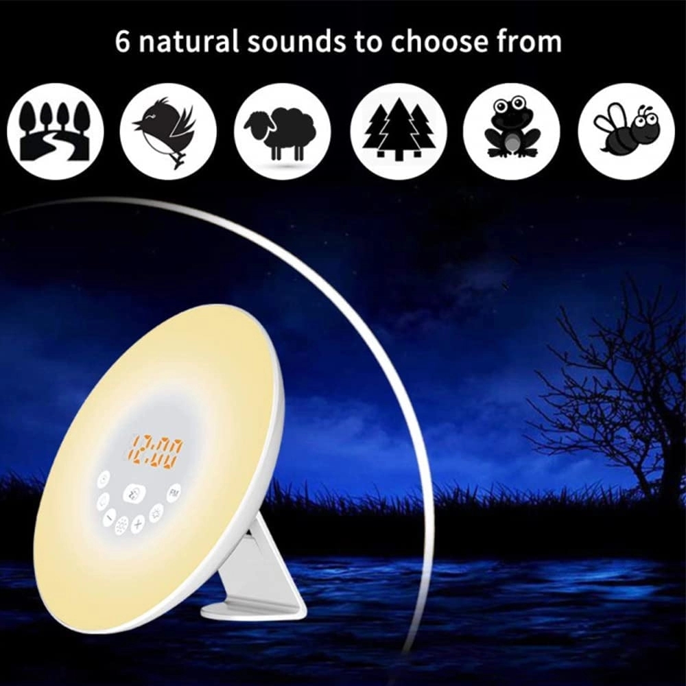 Sunrise Simulation Alarm Clock Wake Up Light 4