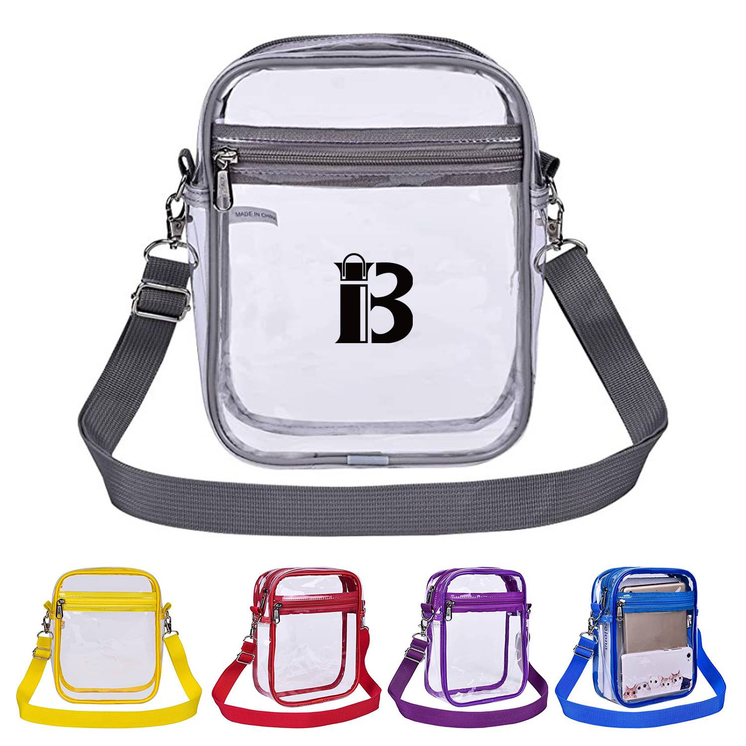 PVC Clear Crossbody Purse Bag 1