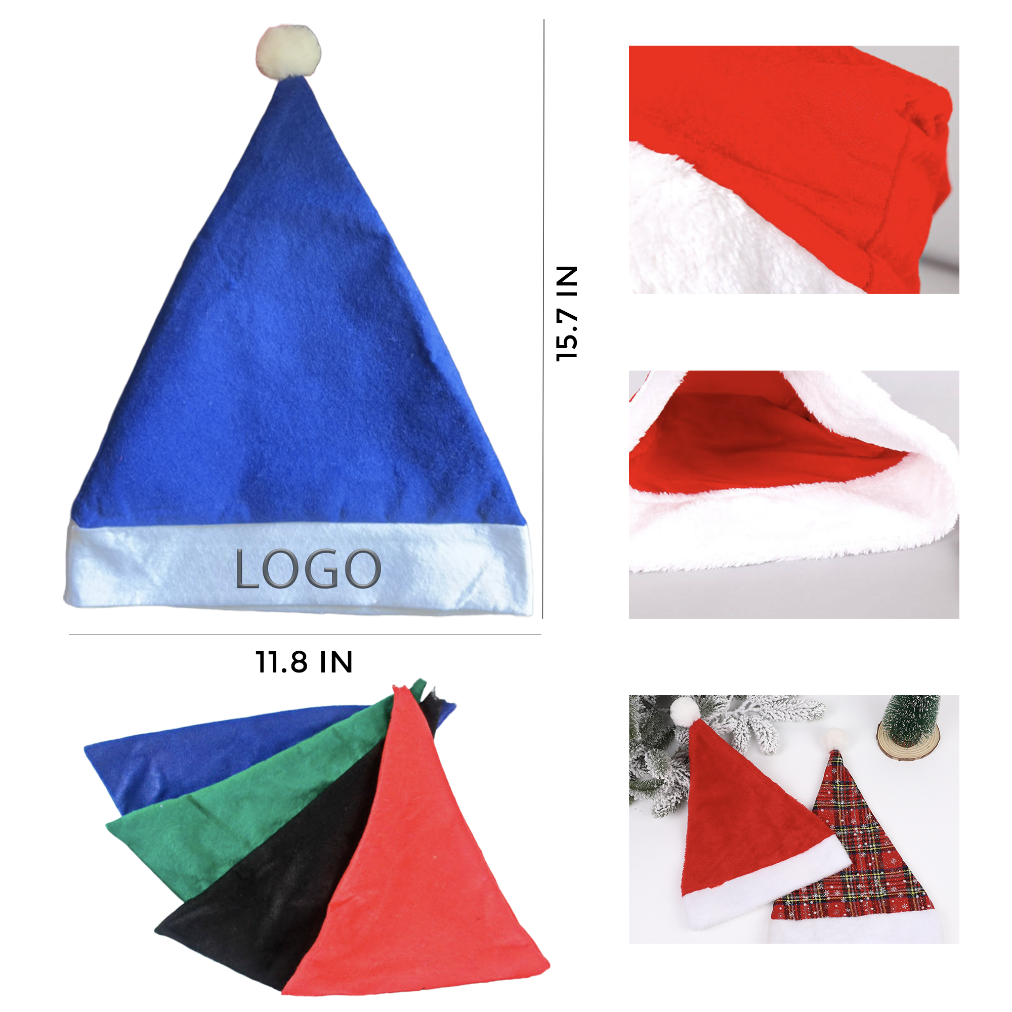 MOQ 1 PCS Christmas Hat 1