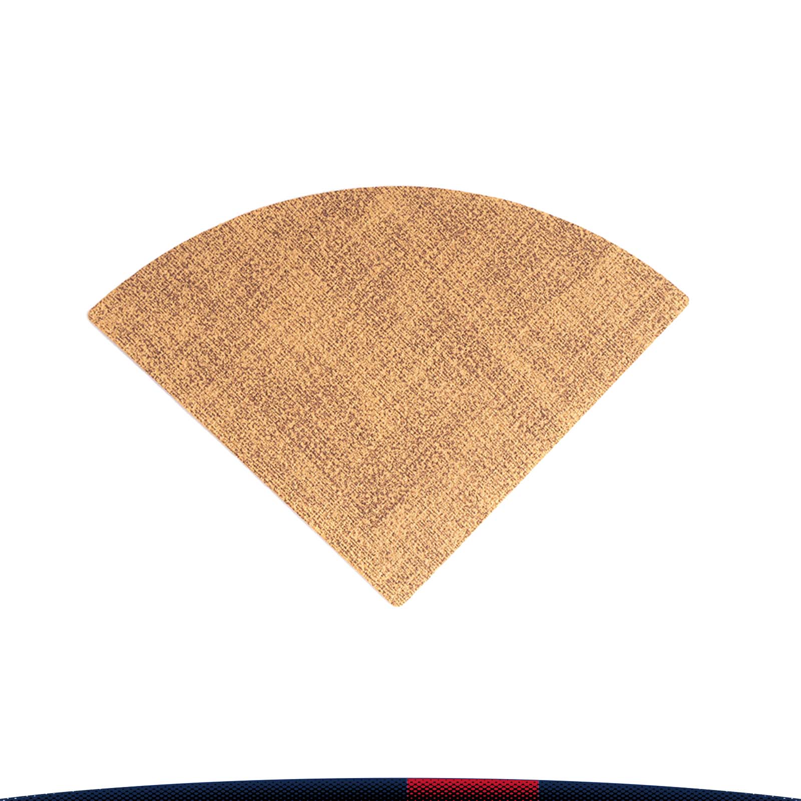 Fan-Shaped Woven PU Leather Coaster 1