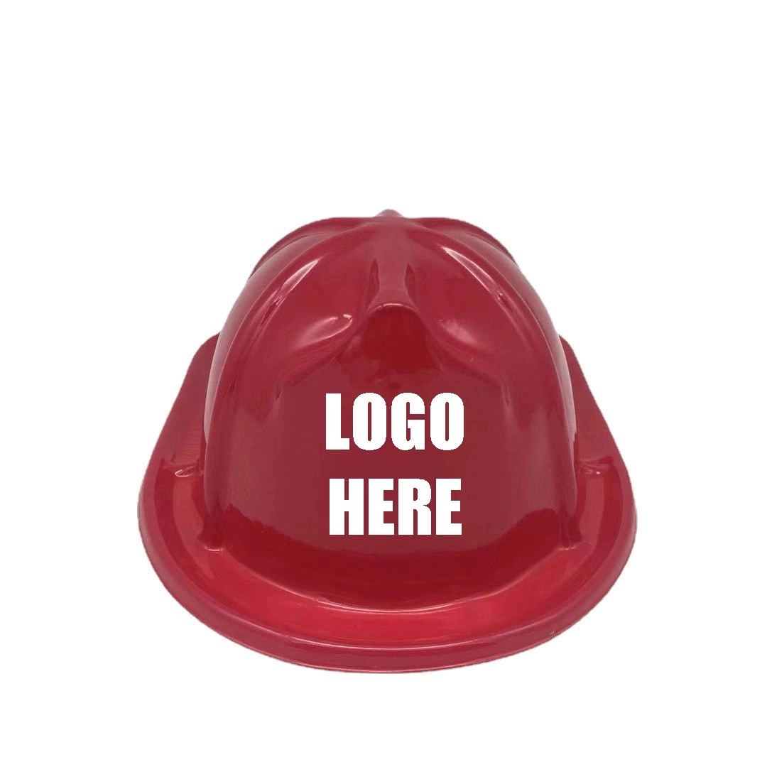 Custom Children Plastic Fire Chief Hat 3