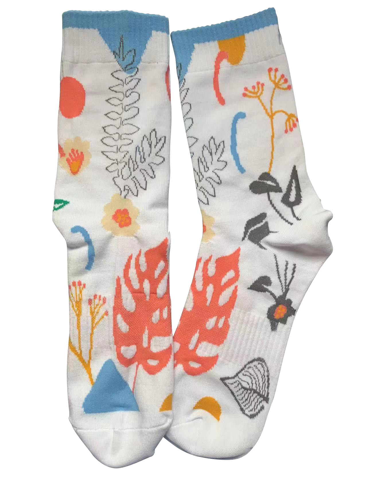 Bamtton™Premium Knit Jacquard Cotton Athletic Crew Socks 6