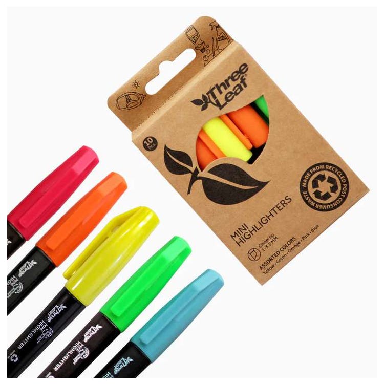 Mini Highlighters - Assorted 10 Pack 2