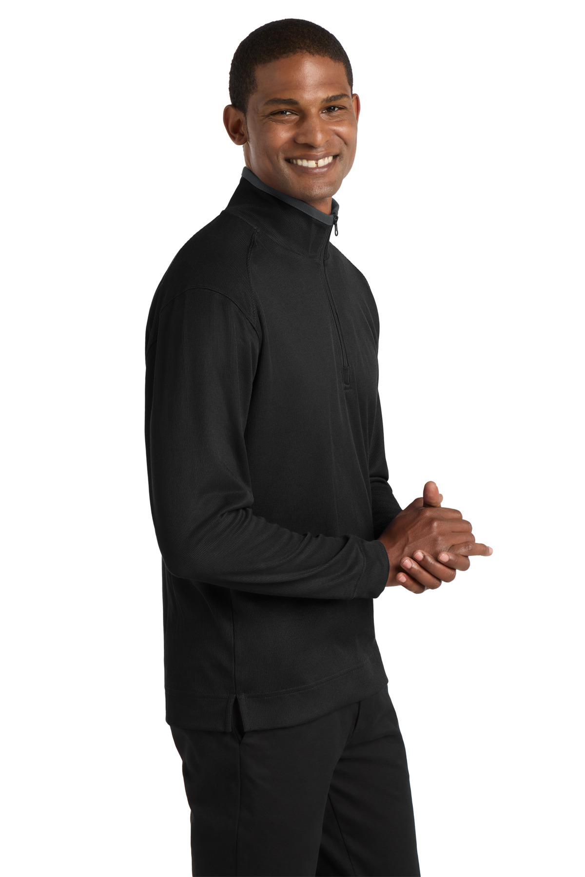 Port Authority Vertical Texture 1/4-Zip Pullover. K805 2