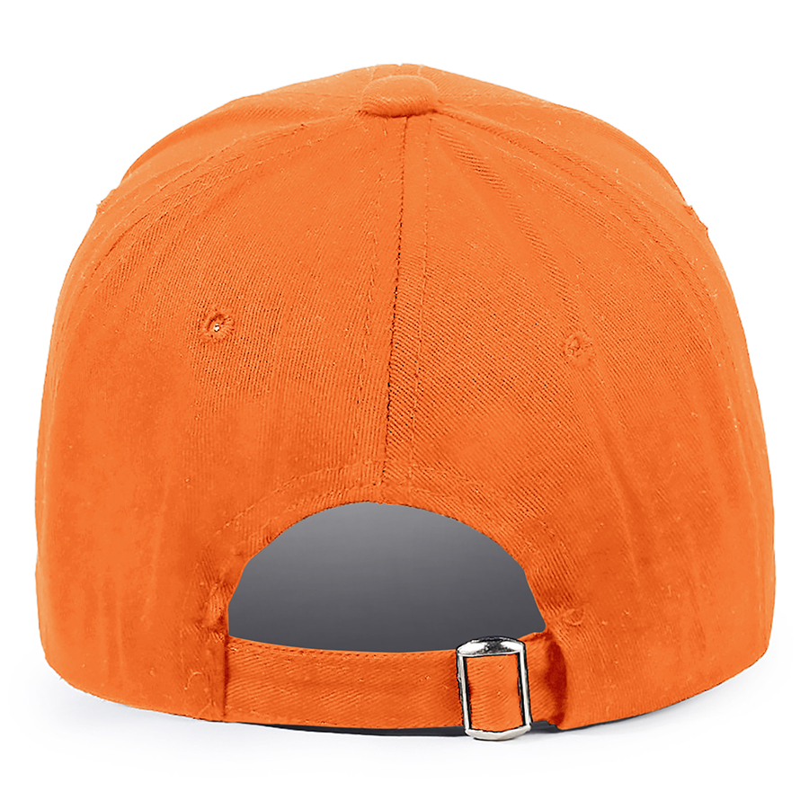 Stock Solid Color Cotton 6-Panel Baseball Cap w/ D-Ring 22