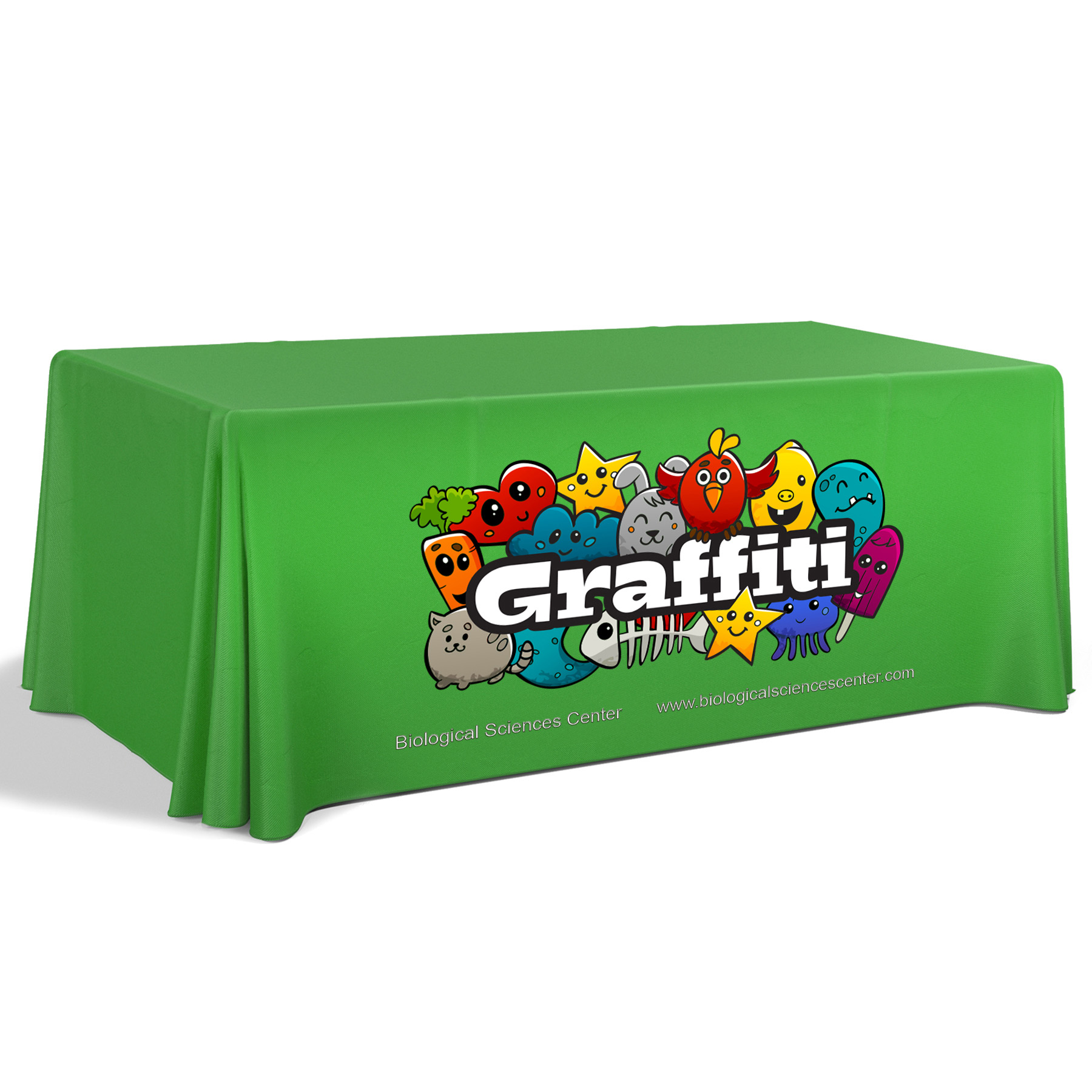 6' Premium Draped Standard Table Cover(Full Color Dye Sublimation) 26