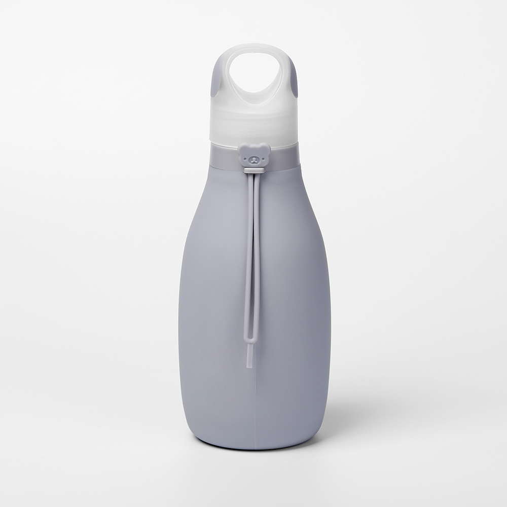 500ml Outdoor Collapsible Water Bottle, custom plastic water bottle with logo imprint 6