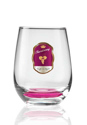 15.25 oz. Libbey Stemless White Wine Glasses 16