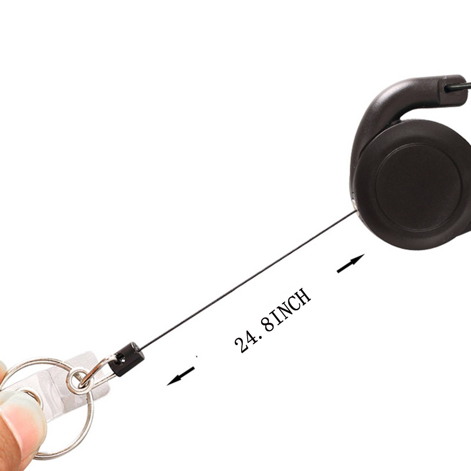 Retractable and easy-to-pull Keychain 1