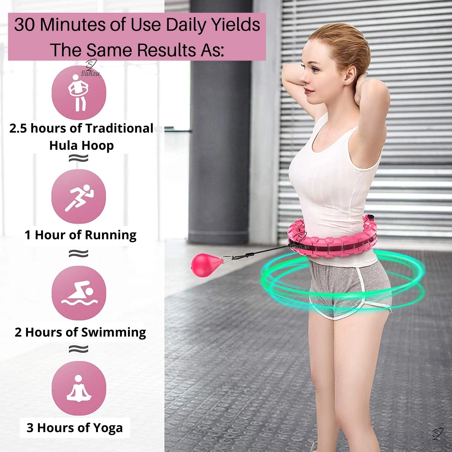 Smart Weighted Hula Hoop for Men and Women 5