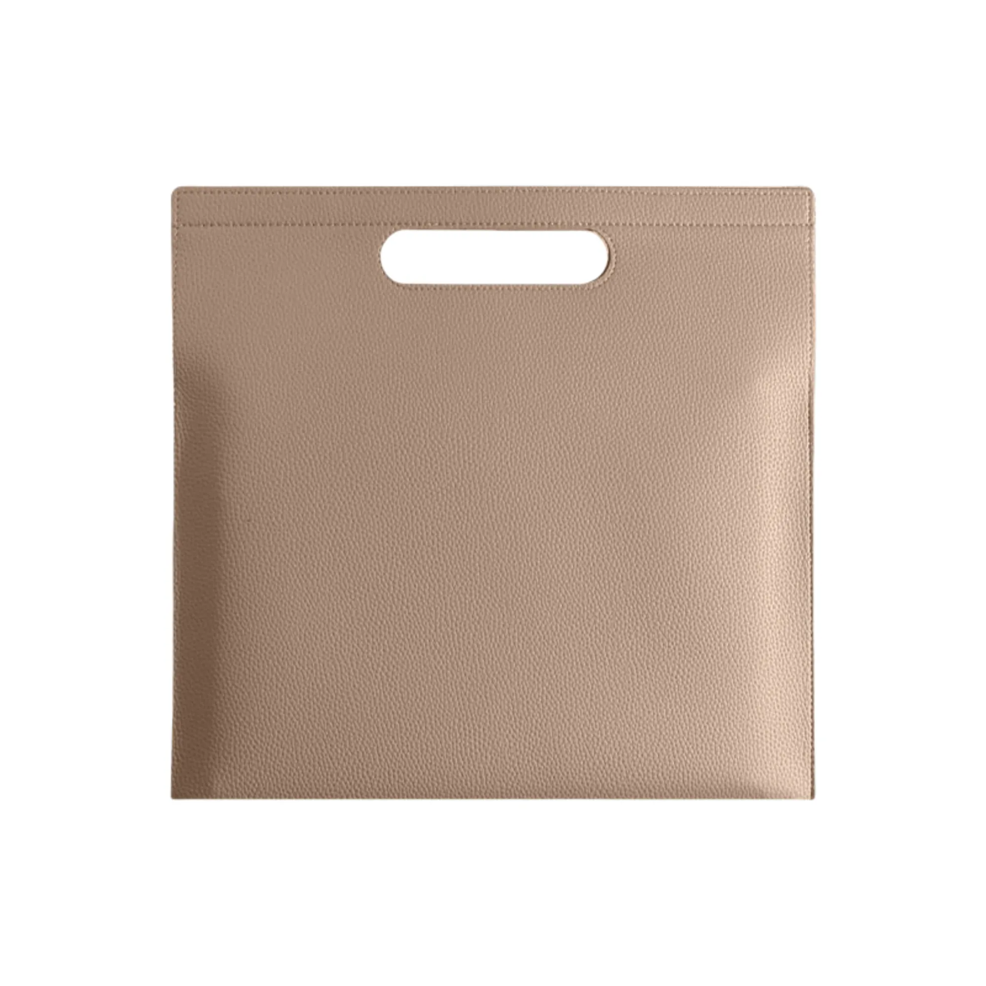 A4 Large Capacity Leather Handheld Document Bag 3