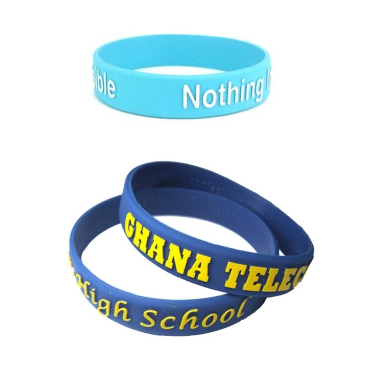 Embossed Silicone Wristband 2