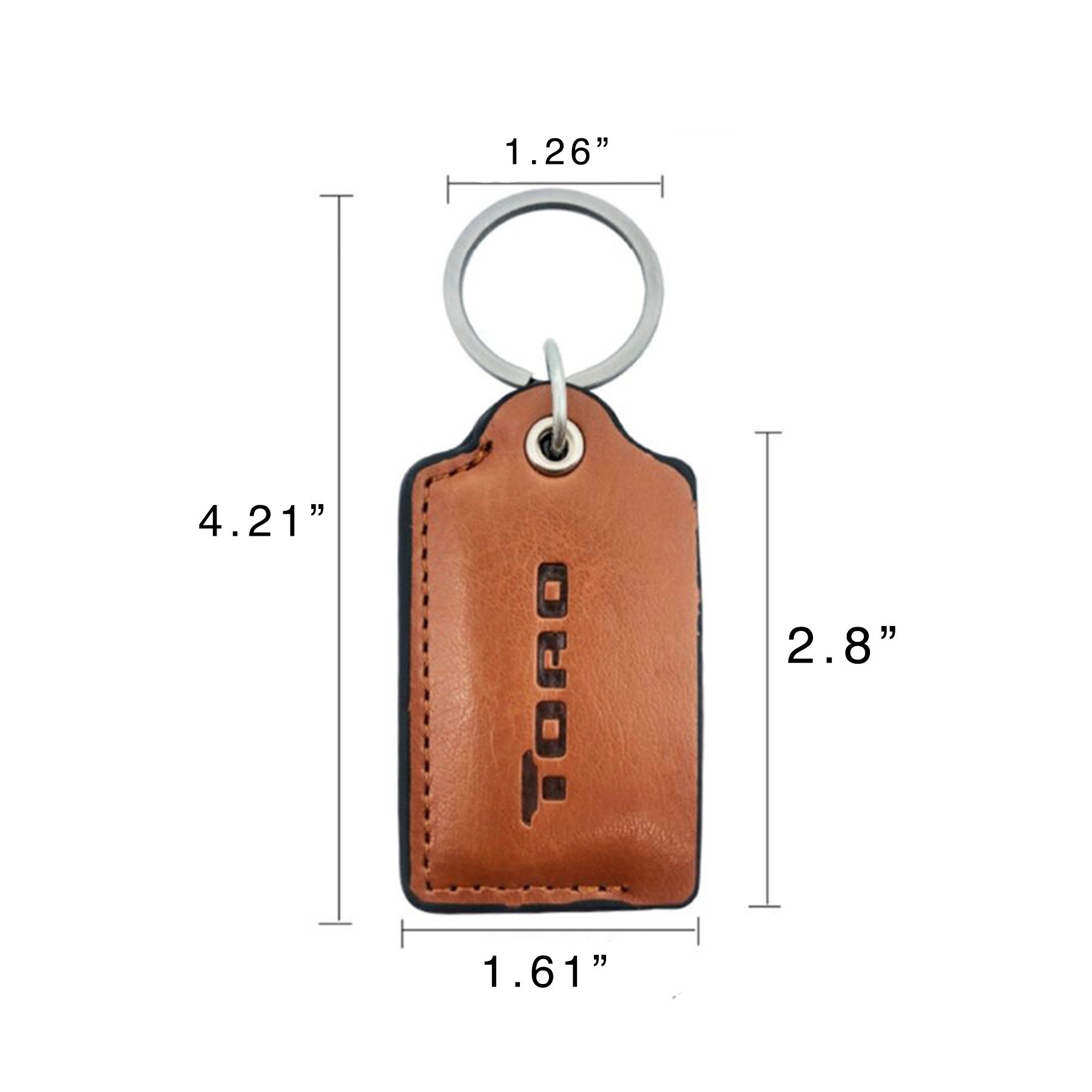 Leather Bottle Opener Keychain 2