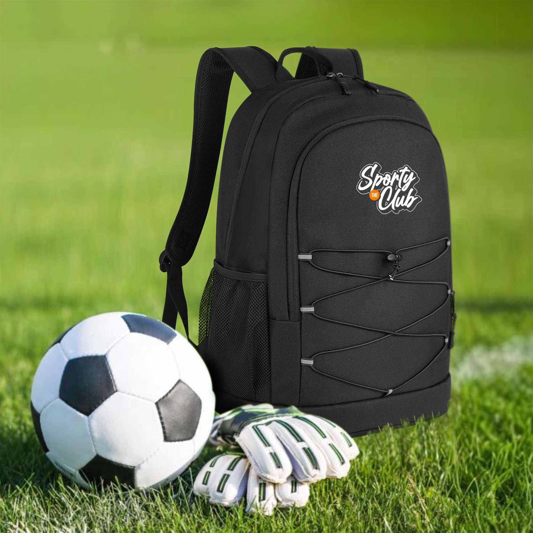 17" Bungee Cord Sports Backpack 6