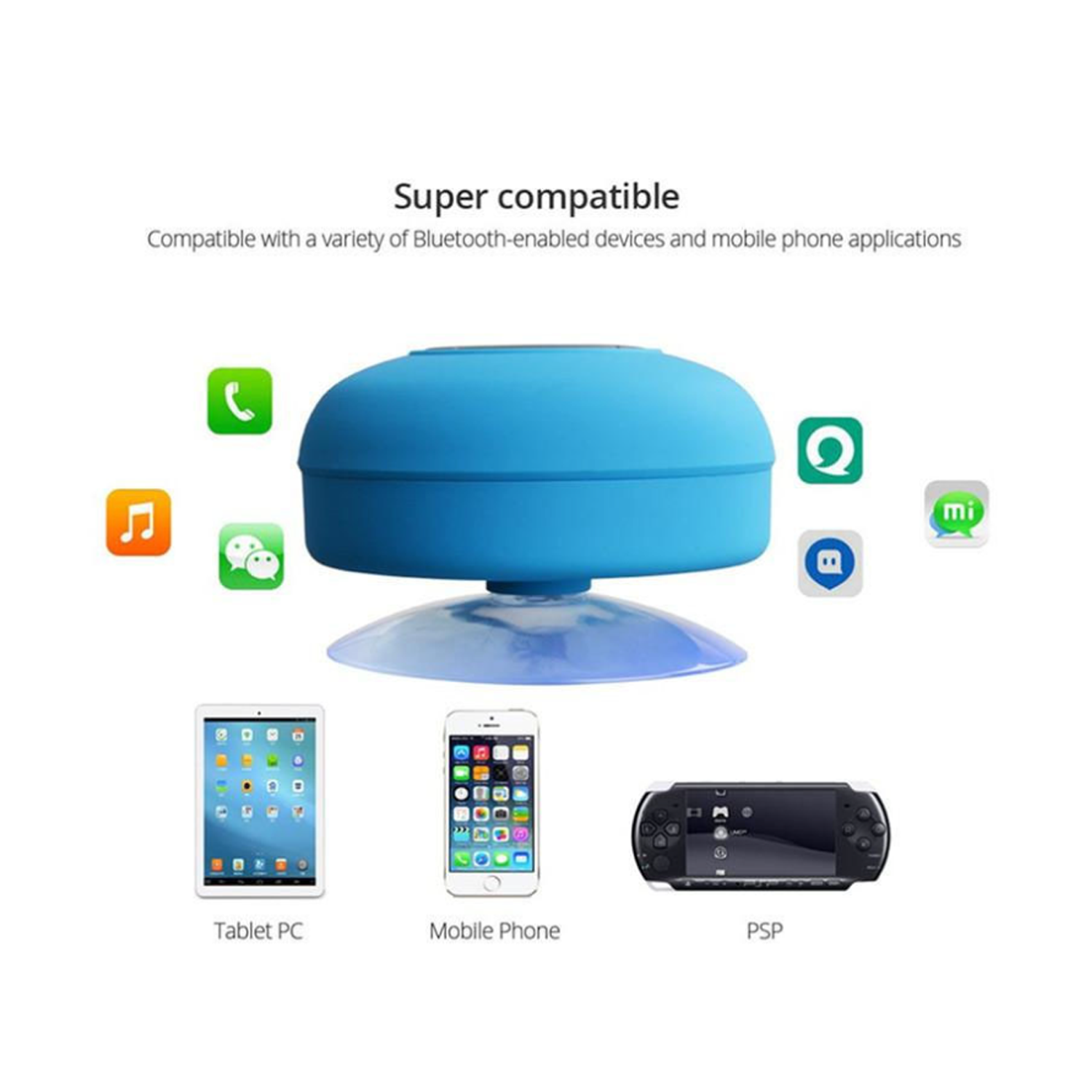 Waterproof Shower Bluetooth Speaker 2