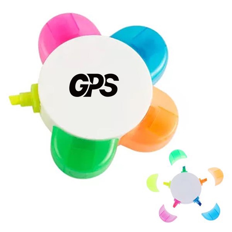 Flower Shaped 5-In-1 Highlighter