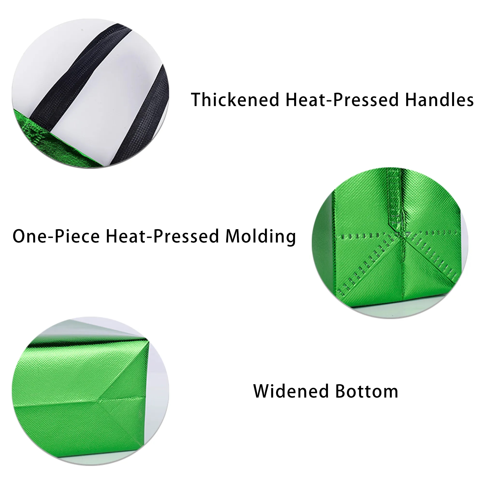 Laser-Coated Aluminum Non-Woven Solid Color Shopping Bag 1