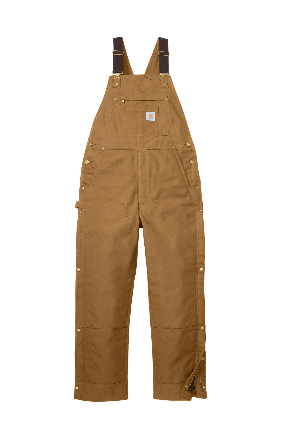 Carhartt Firm Duck Insulated Bib Overalls CT106672 10