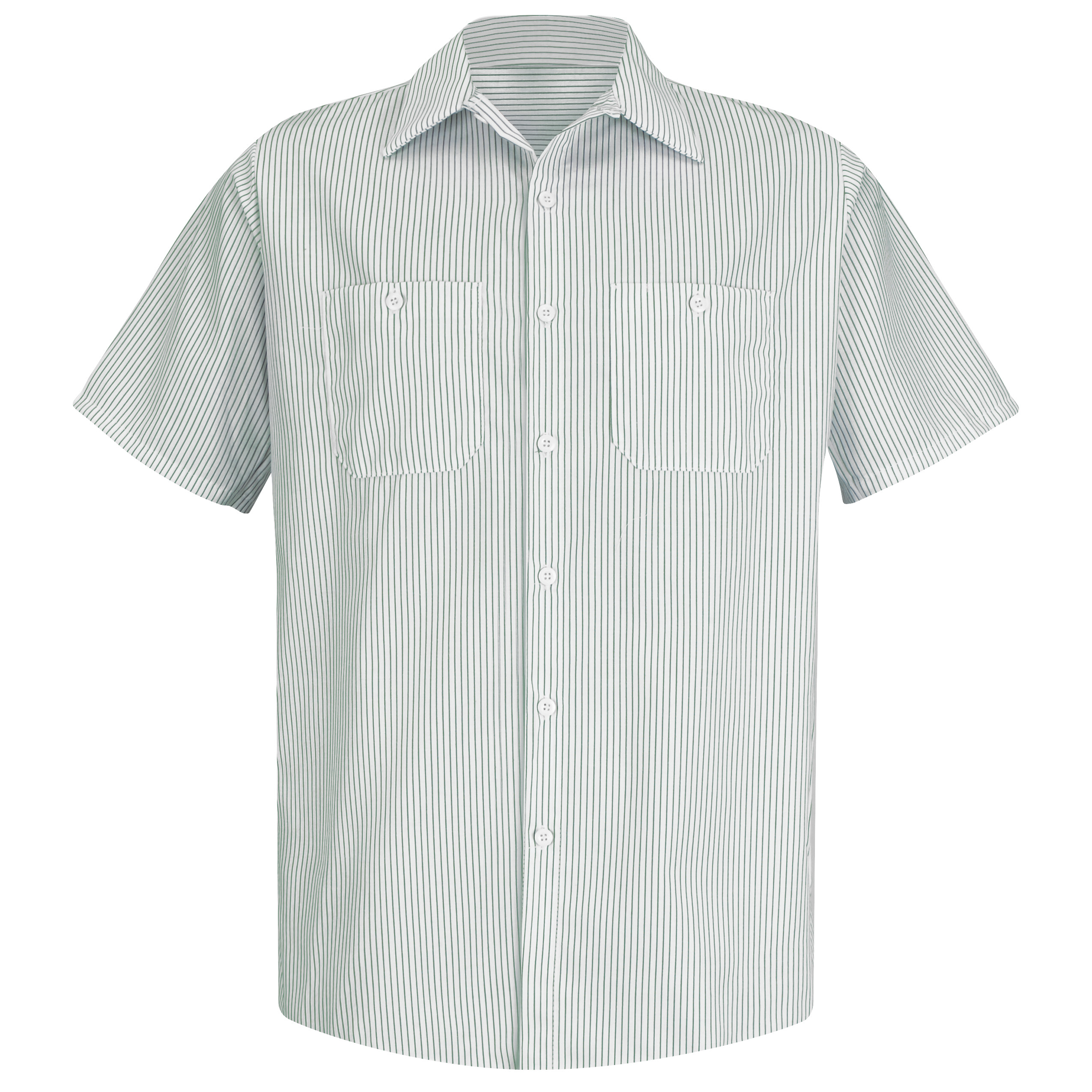 Red Kap® Men's Short Sleeve Striped Work Shirt 3