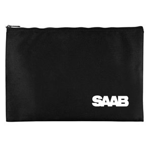 10 Oz. Colored Canvas Zippered Portfolio 2