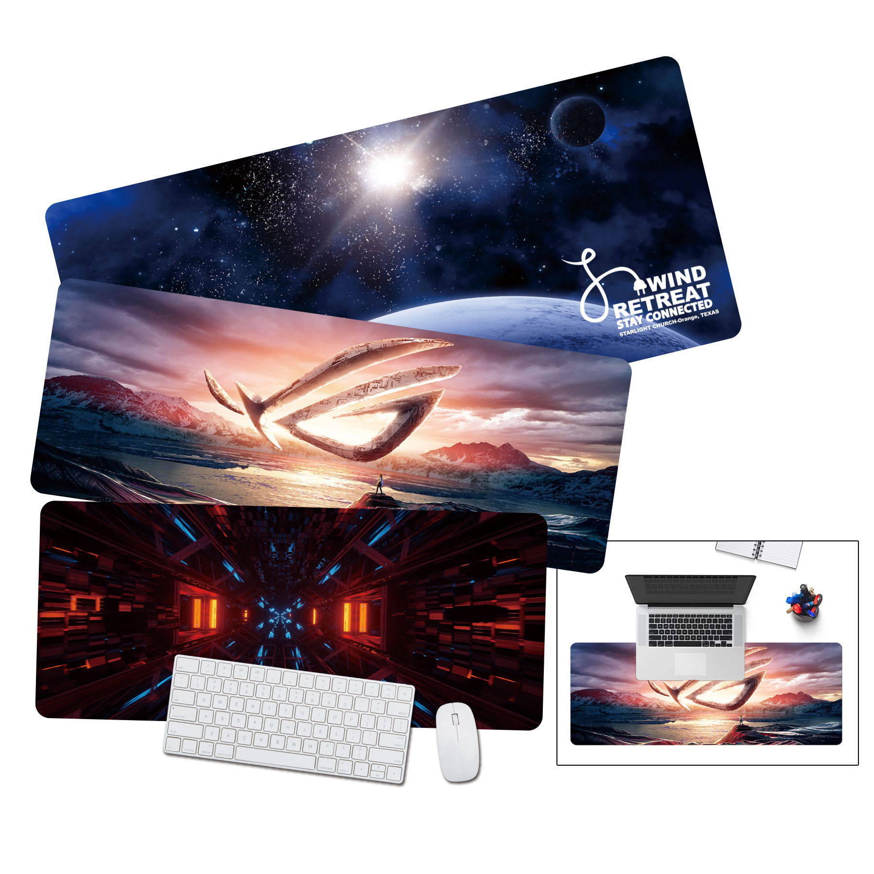 Free Shipping 3 mm Full-Color Sublimation Gaming Mouse Pad 3
