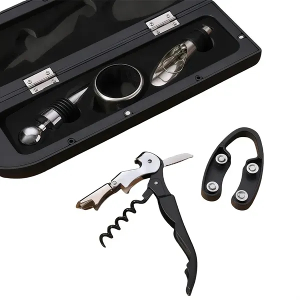 High-Quality Wine Opener Kit - Elegant Corkscrew Set 8
