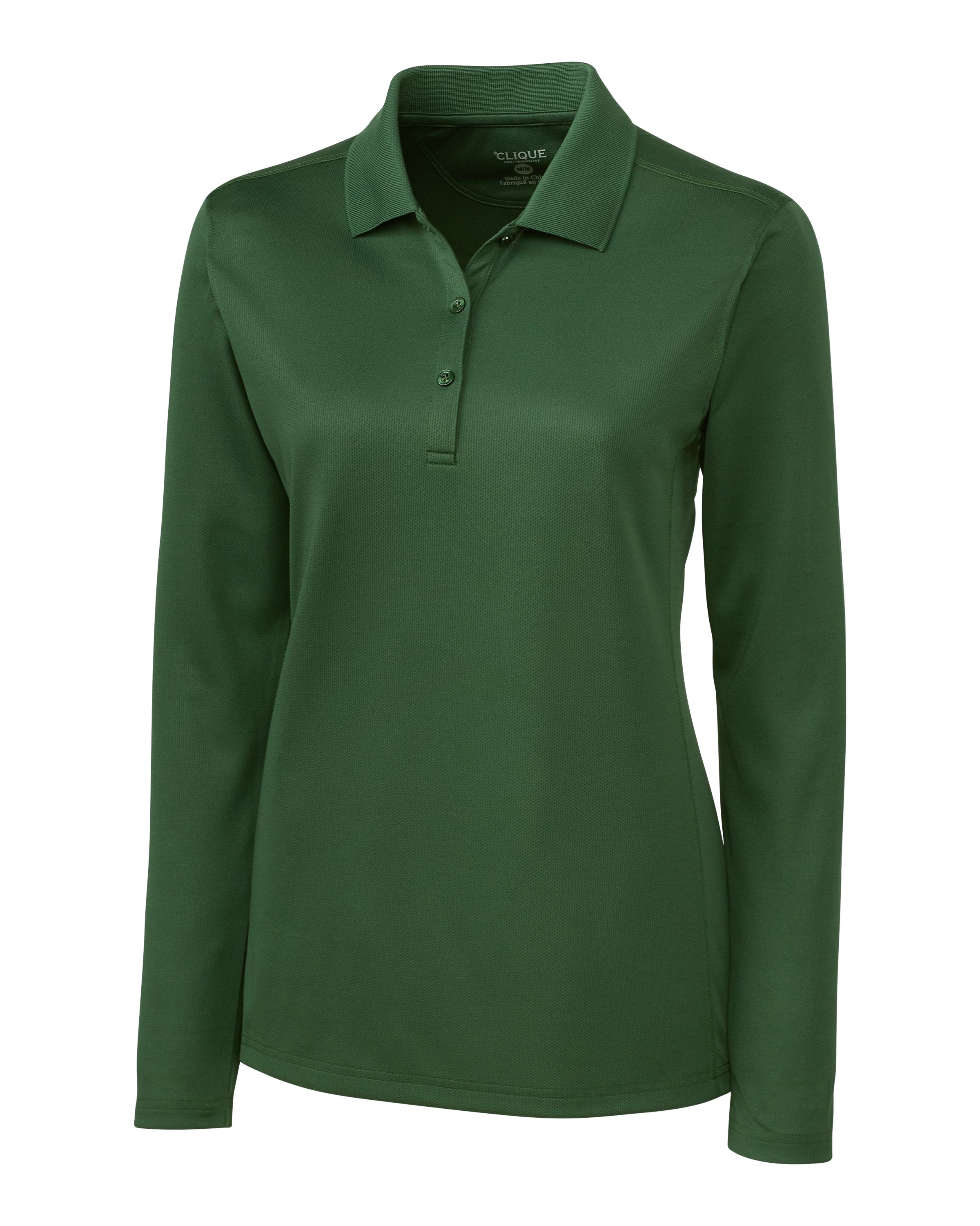 Clique Ice Pique Tech Womens Long Sleeve Polo 48