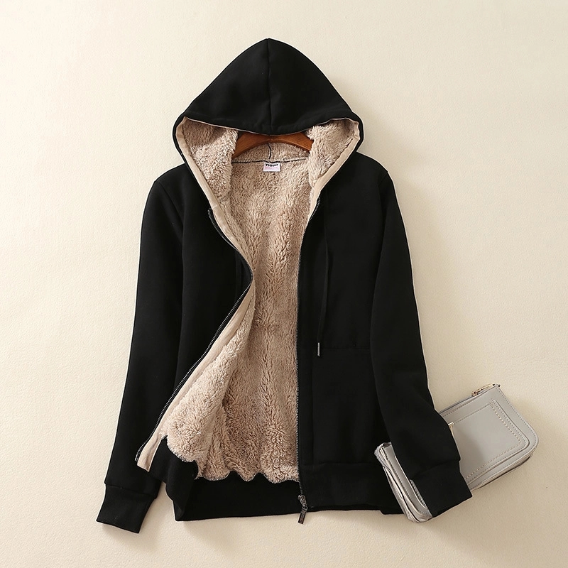 Ladies' Heavyweight Sherpa-Lined Hooded Fleece Jacket 7