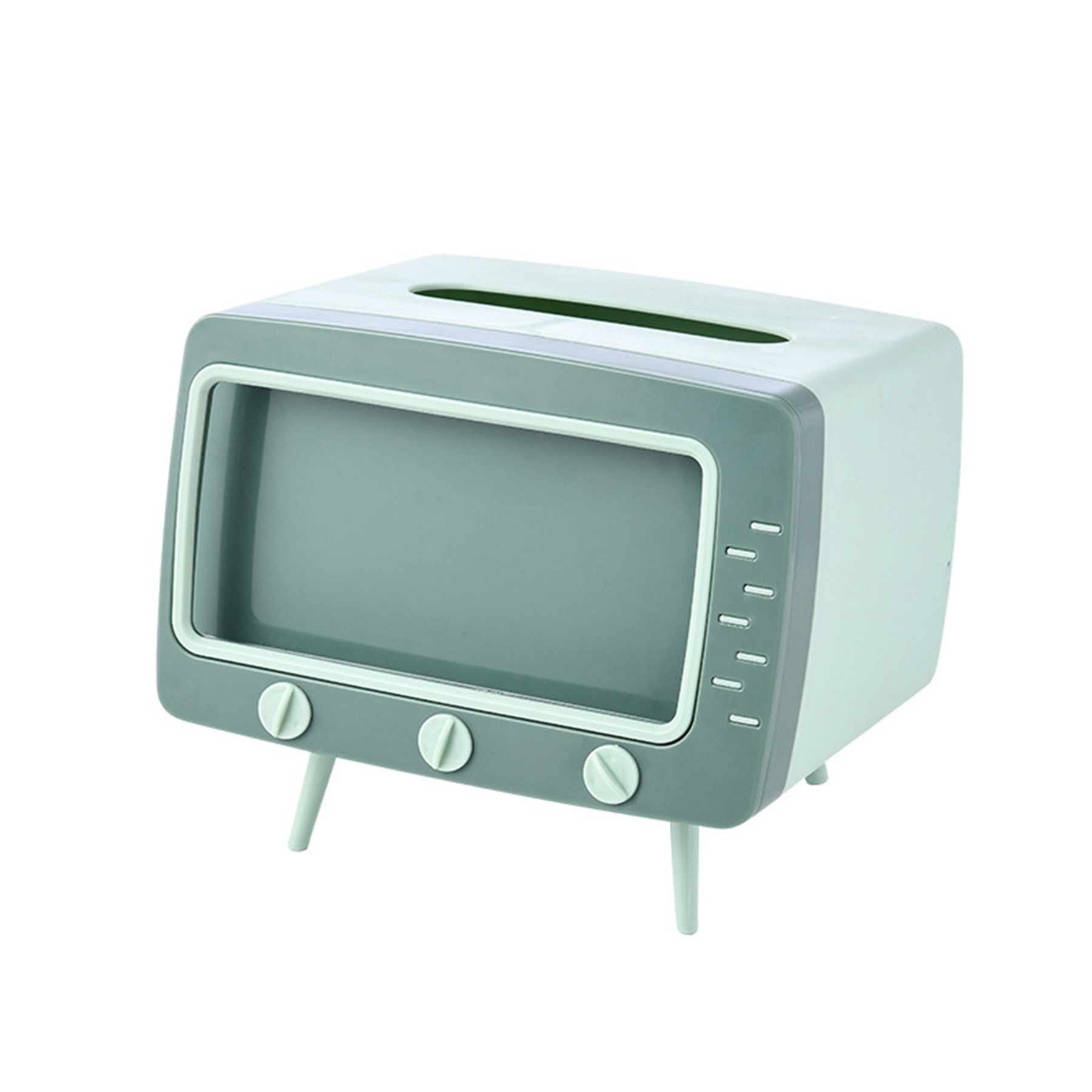 Creative Cartoon TV-Style 2-In-1 Phone Holder And Tissue Box 1