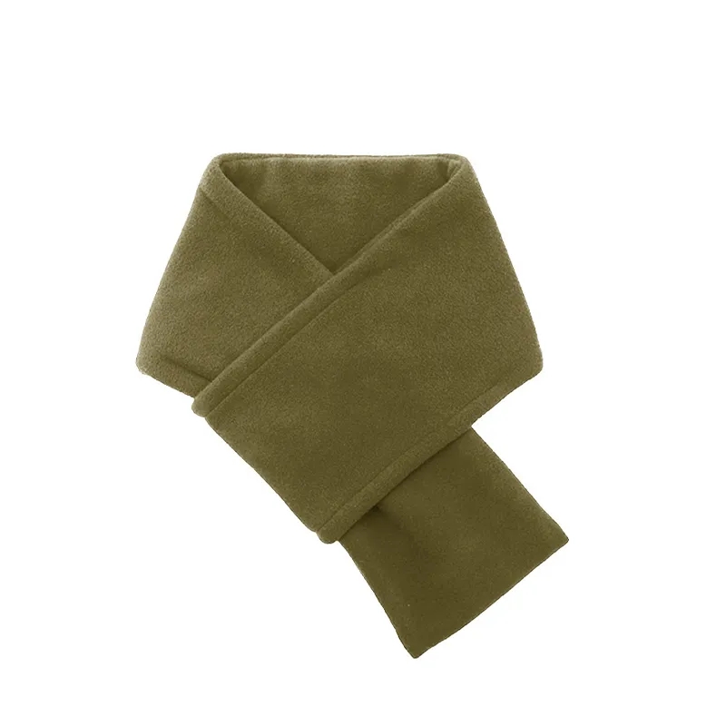 Embroidery Warm Fleece Winter Scarf 2