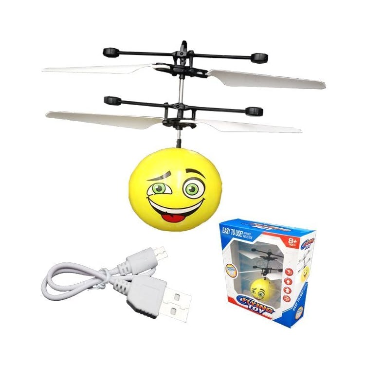Helicopter Toys - Silly Face Emoji Charger Included 2