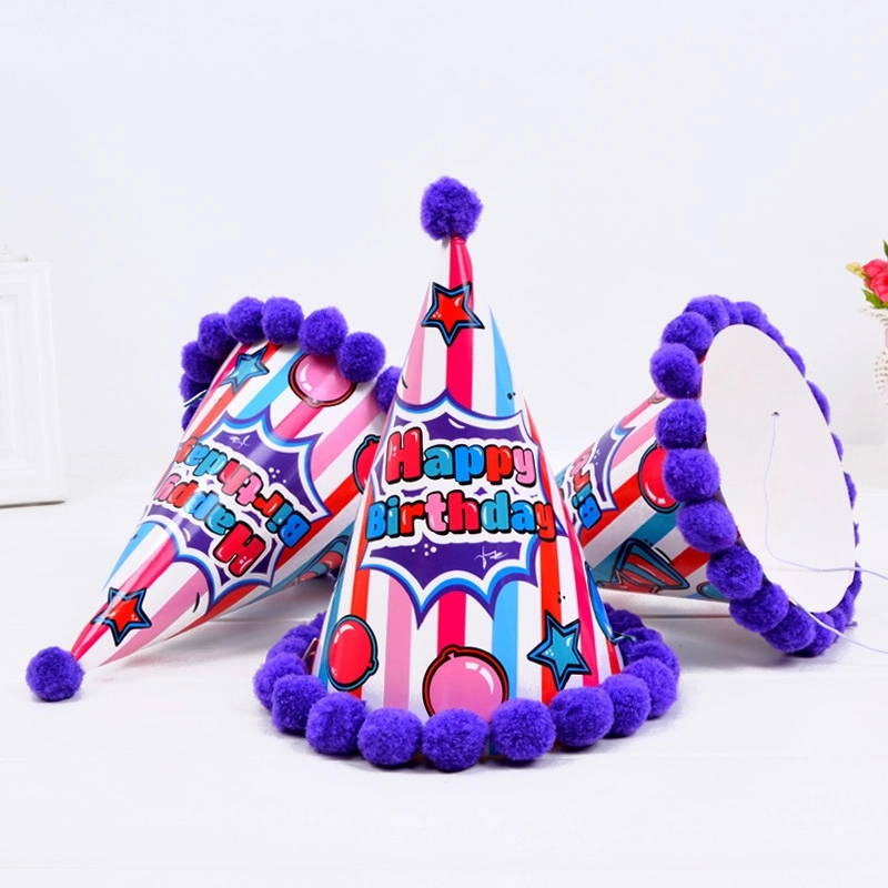Birthday Party Kids Game Hat & Cake Celebration Decoration 11