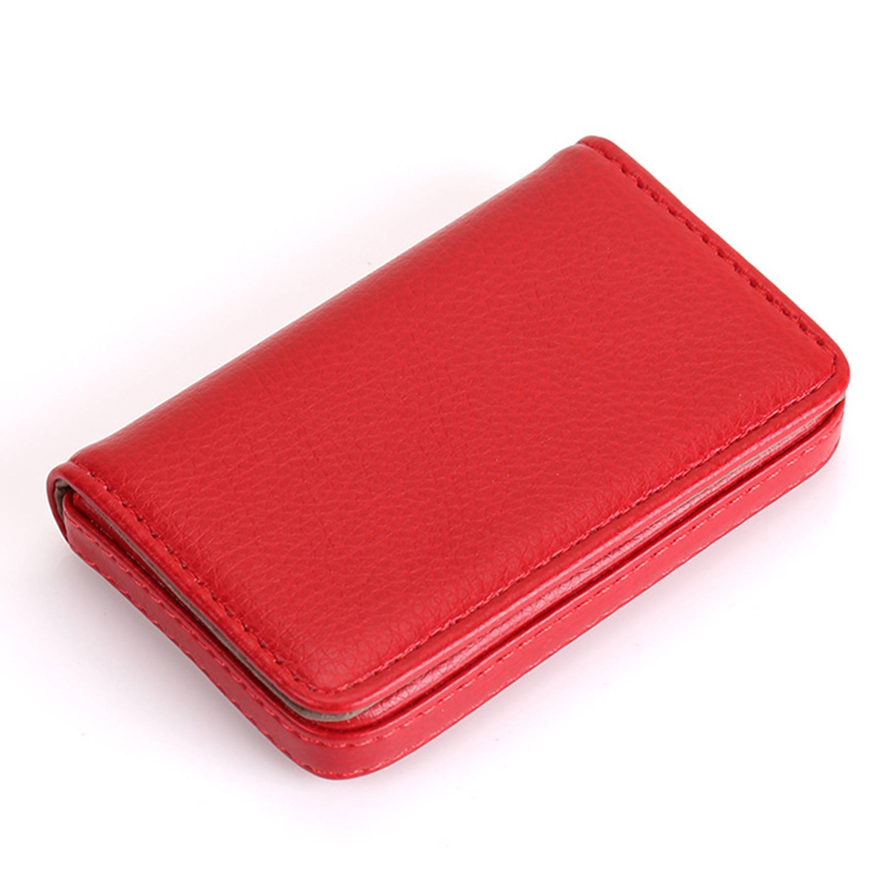 PU leather magnetic business card bag wallet 4