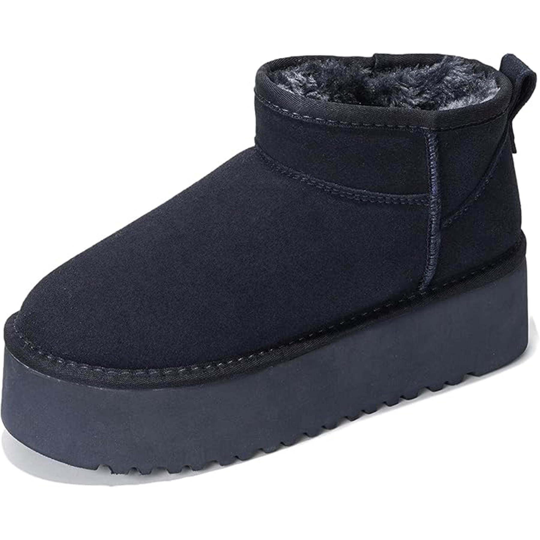 Wool Platform Snow Boots 6