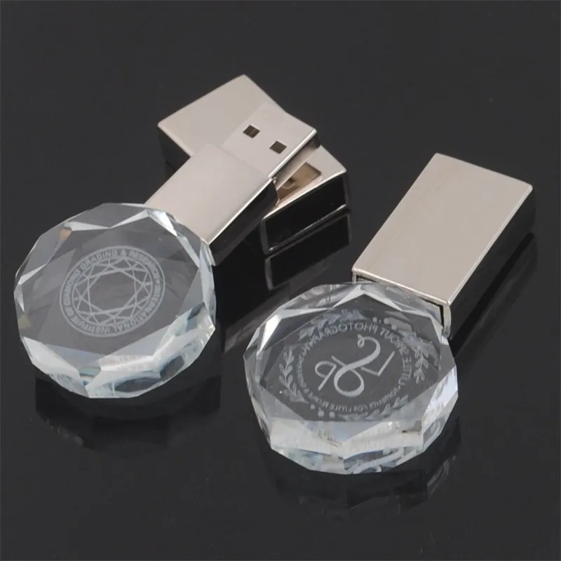 Diamond Shaped Crystal USB 3