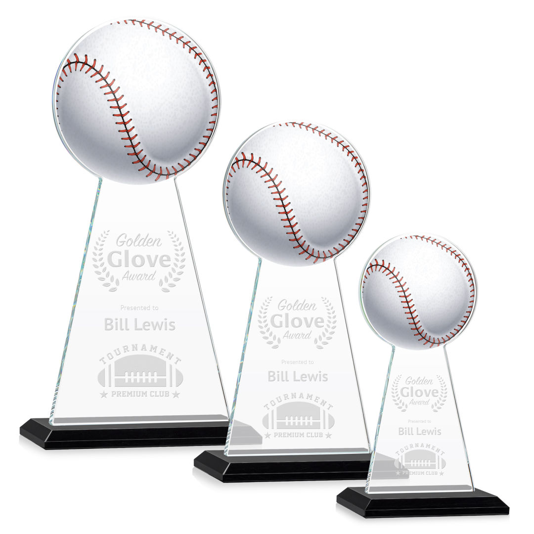 Edenwood Baseball Award - Black