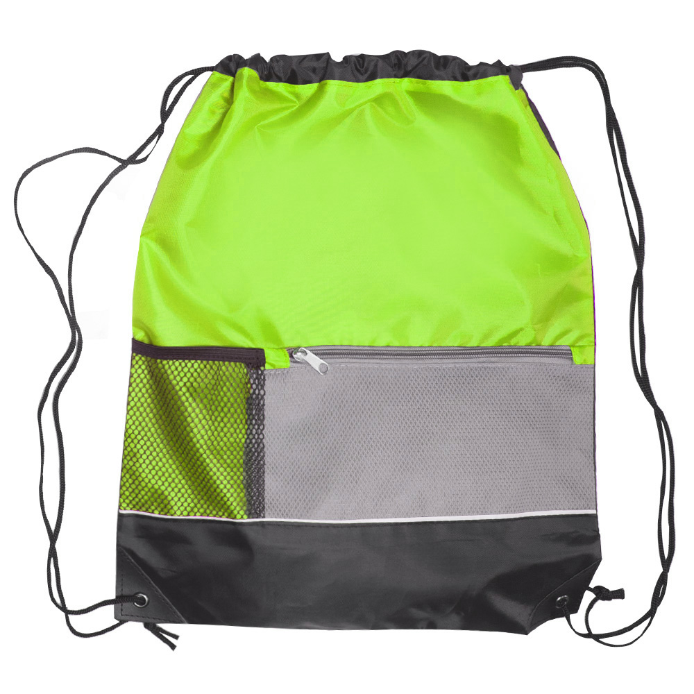 Front Pocket Drawstring Backpacks 6