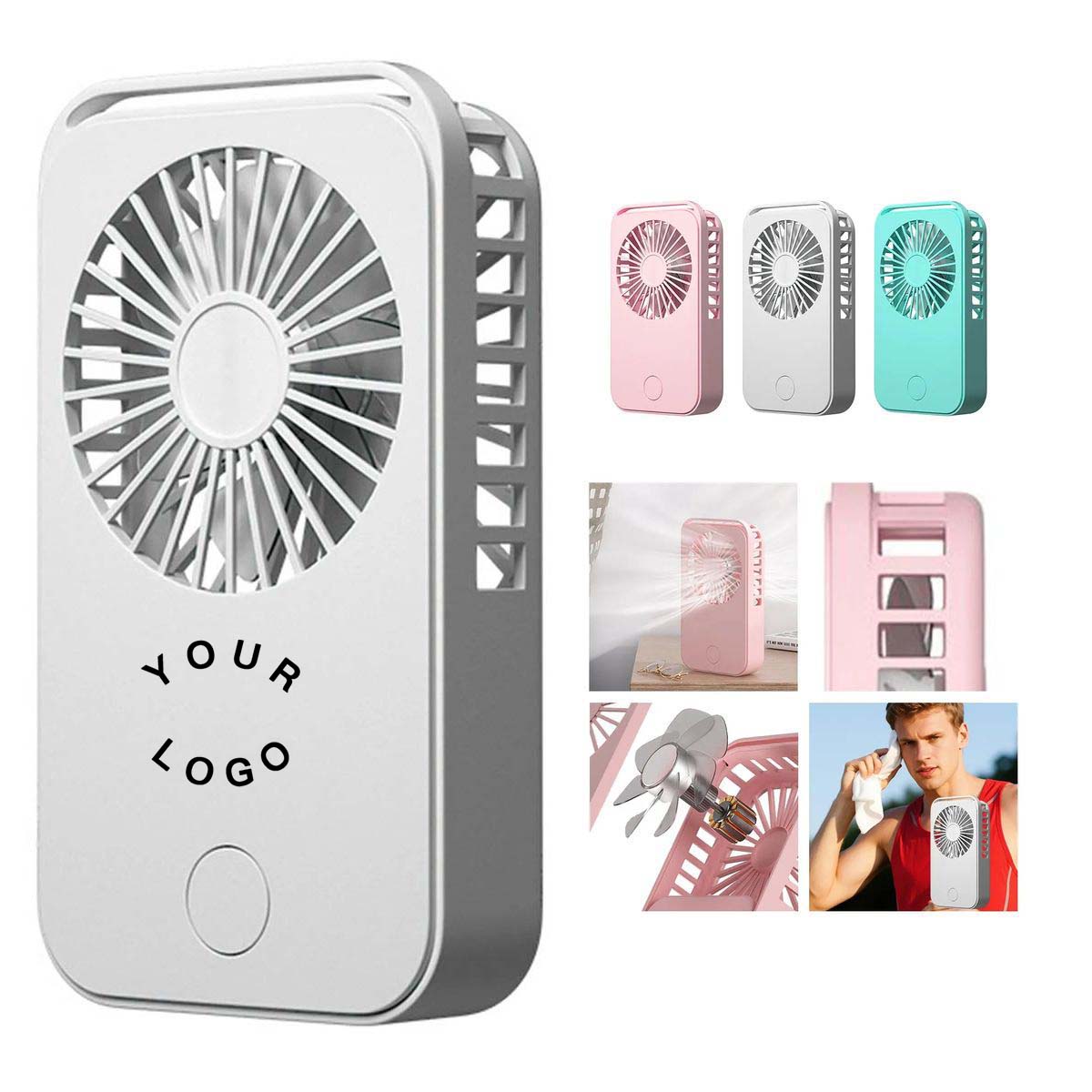Desk and Handheld Fan with Silent Airflow 2