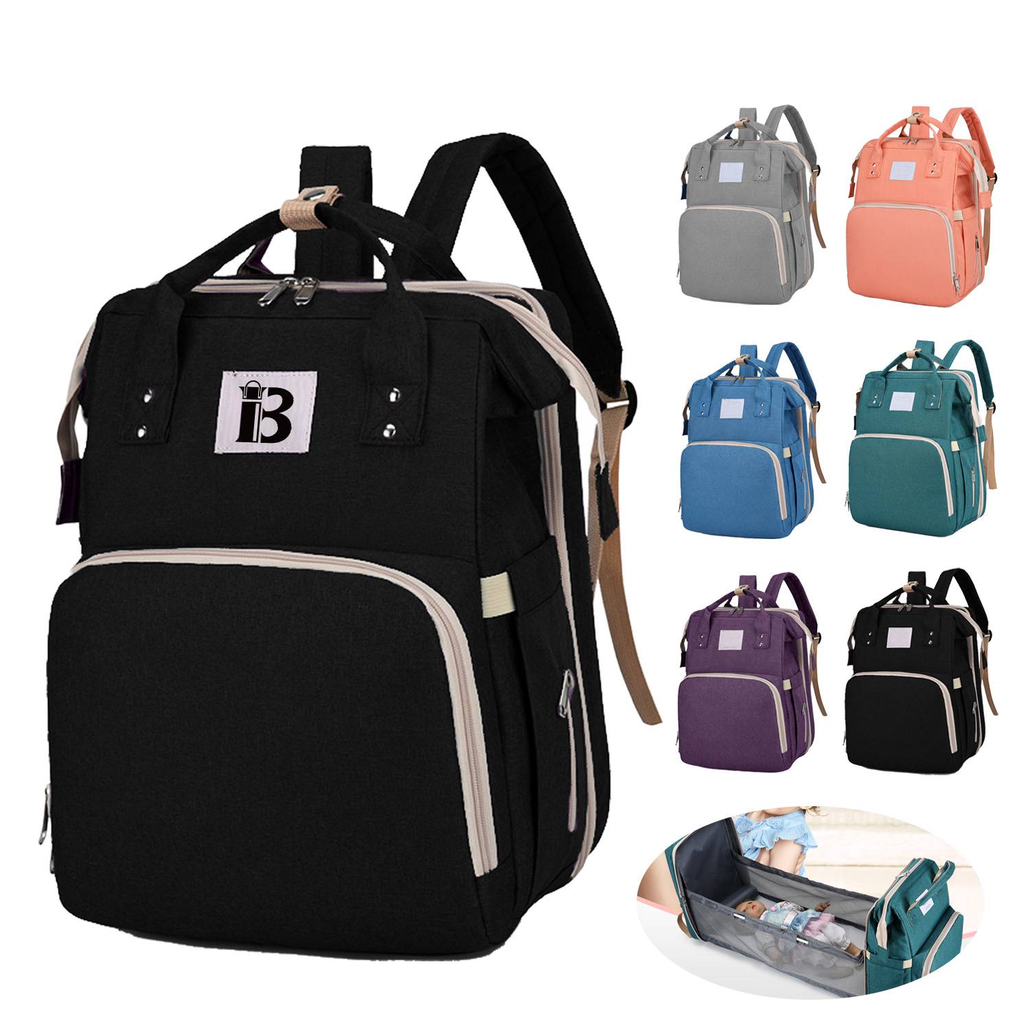 Baby Diaper Bag Backpack With Changing Station 1