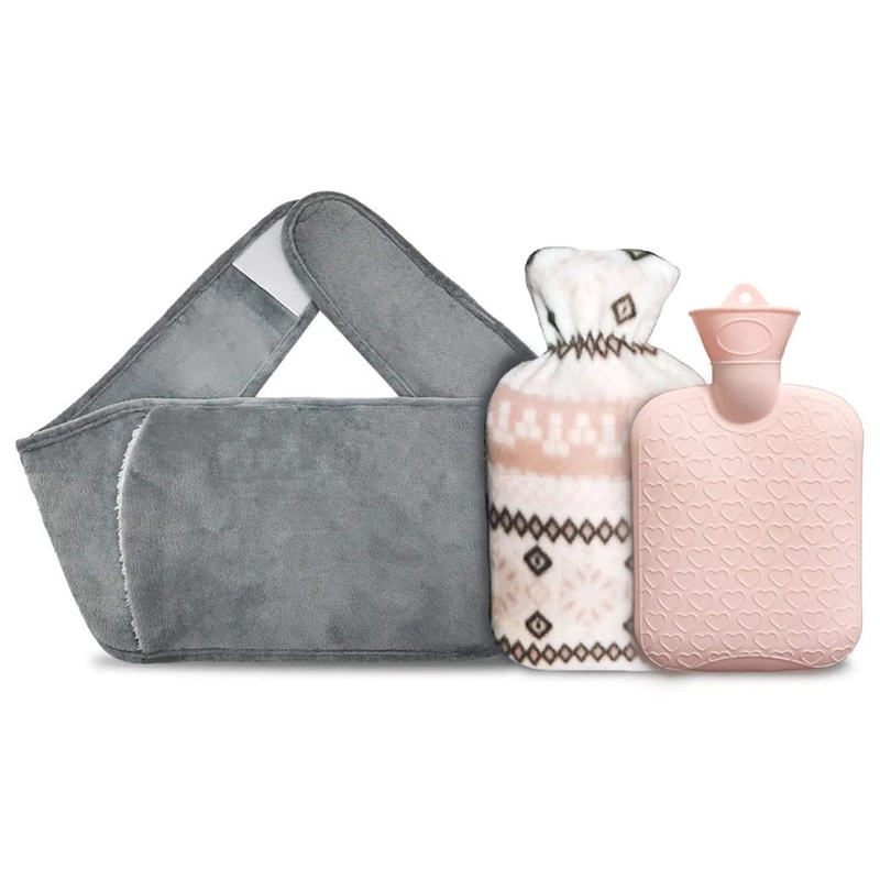 Rubber Hot Water Bag With Soft Waist Cover 3