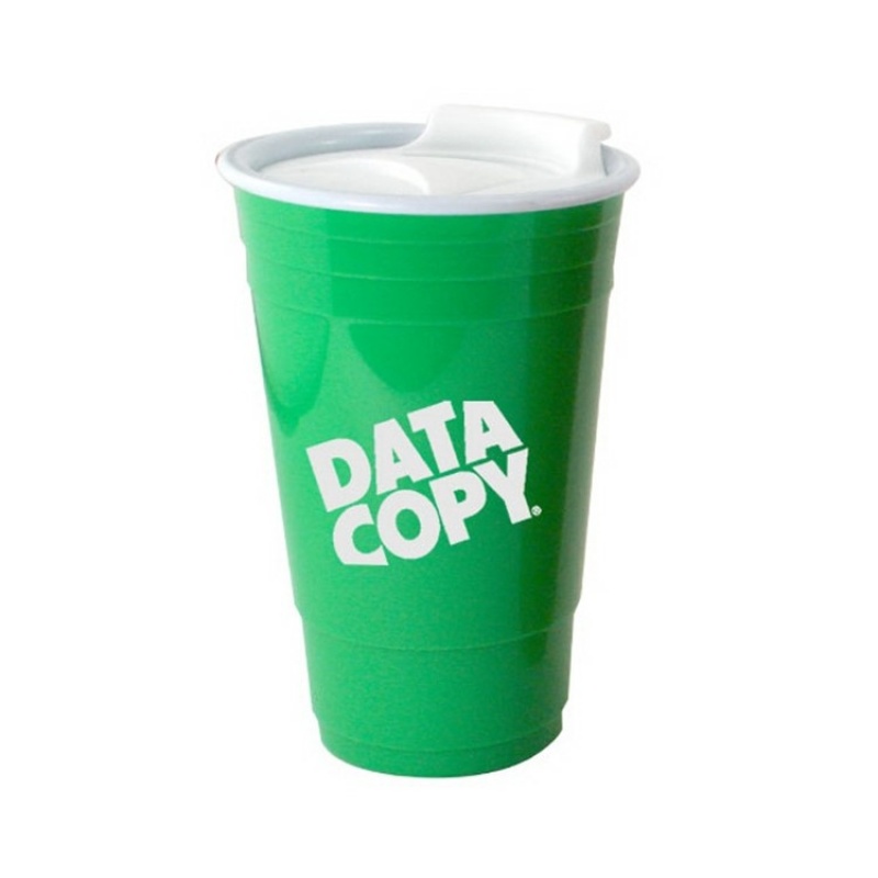 16oz Insulated Party Cup w/ Spillproof Lid 2