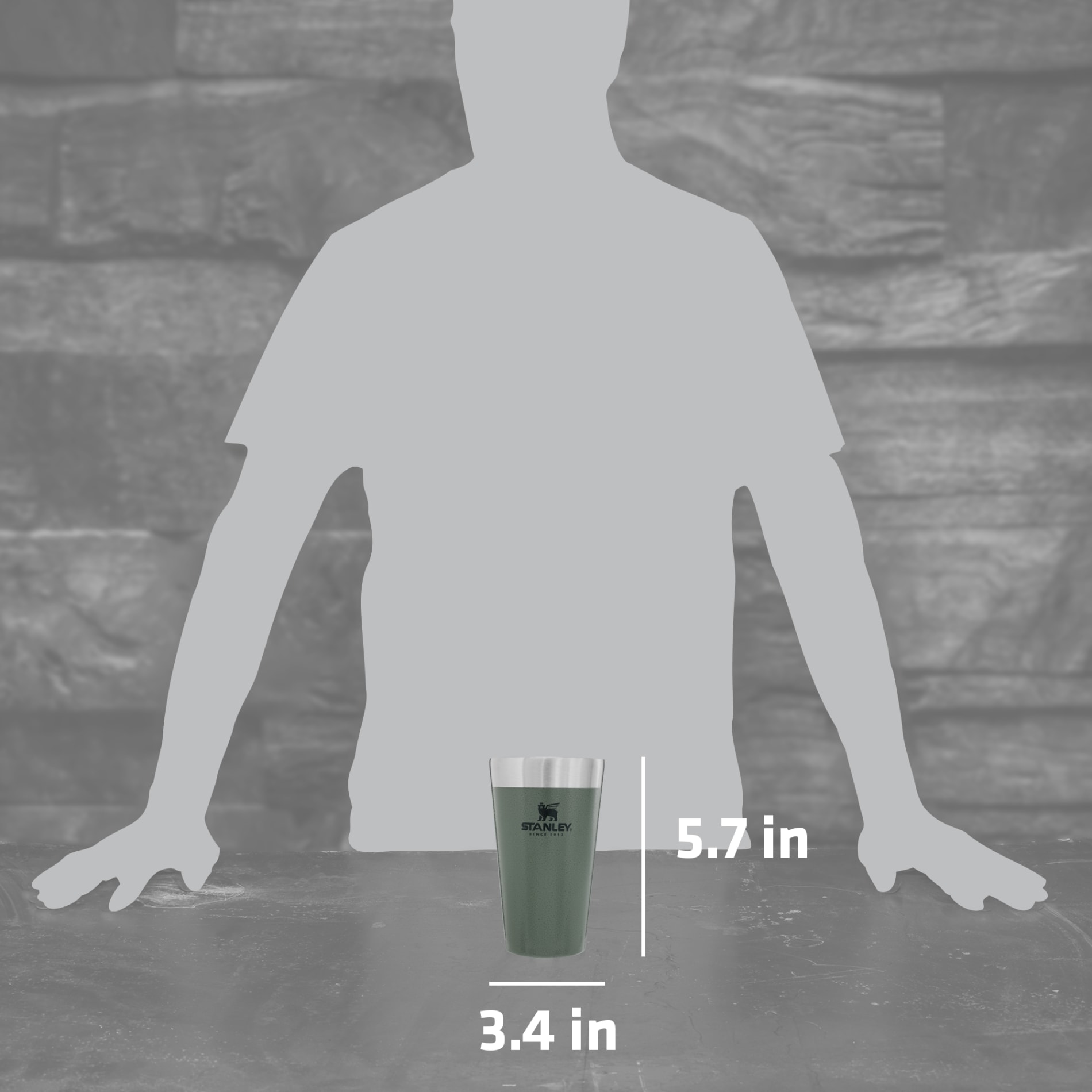 Stay-Chill Stacking Pint 16oz