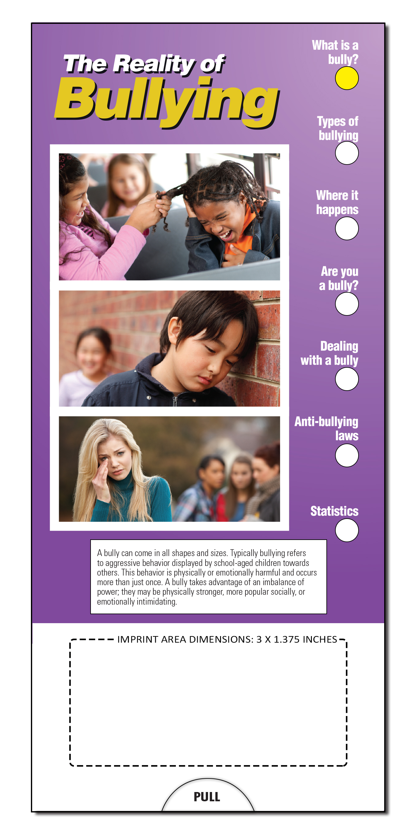 SLIDE CHART - Reality of Bullying Slide Chart 3